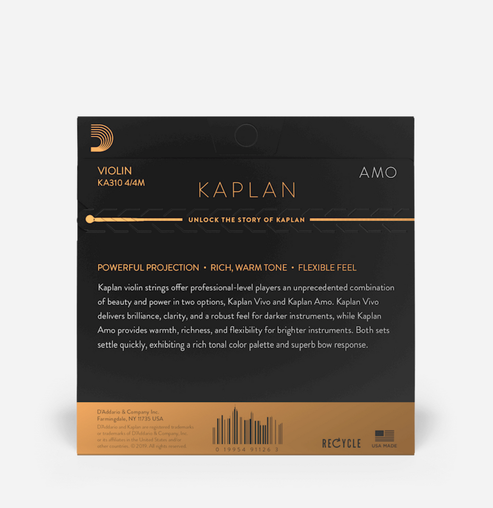 Kaplan Amo 4/4 小提琴弦 中張力